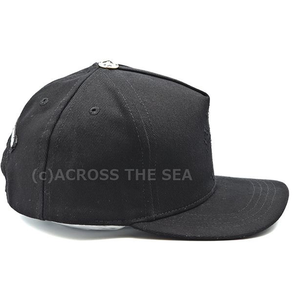 クロムハーツ セメタリークロス 偽物 waxed denim baseball キャップ