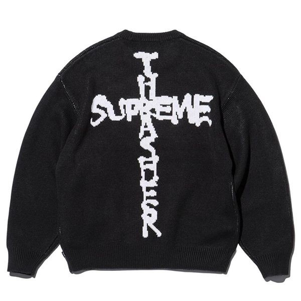 口コミで高評価!【シュプリーム thrasher 偽物】neckface コラボ クロスロゴ セーター st1105
