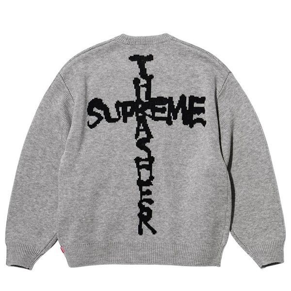 口コミで高評価!【シュプリーム thrasher 偽物】neckface コラボ クロスロゴ セーター st1105