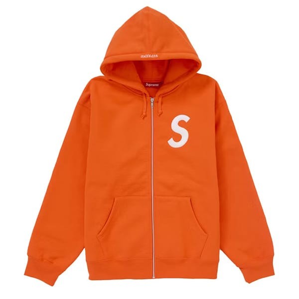 シュプリーム 偽物 定番★Sロゴ ジップアップ スウェットパーカー 6色 spm00001