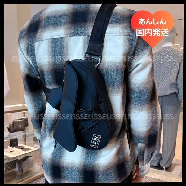 ディオール by ミステリーランチ バッグ 偽物《saddle》黒 ロゴ 3way★1adpo111mrn_h00n