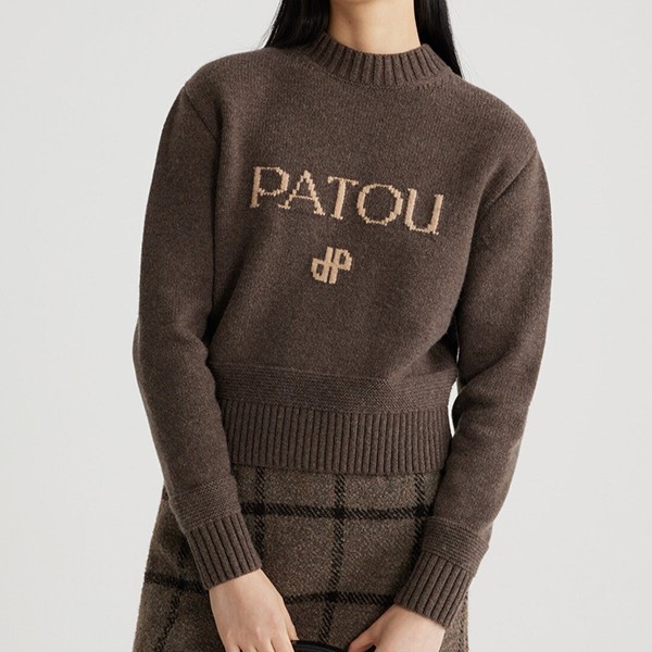 PATOU 偽物 ウール&カシミア ロゴセーター 2色 pa00001