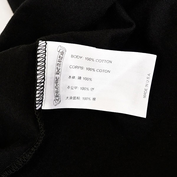 新デザインクロムハーツ ネック ロゴ 半袖 Tシャツ スーパーコピー 2412018