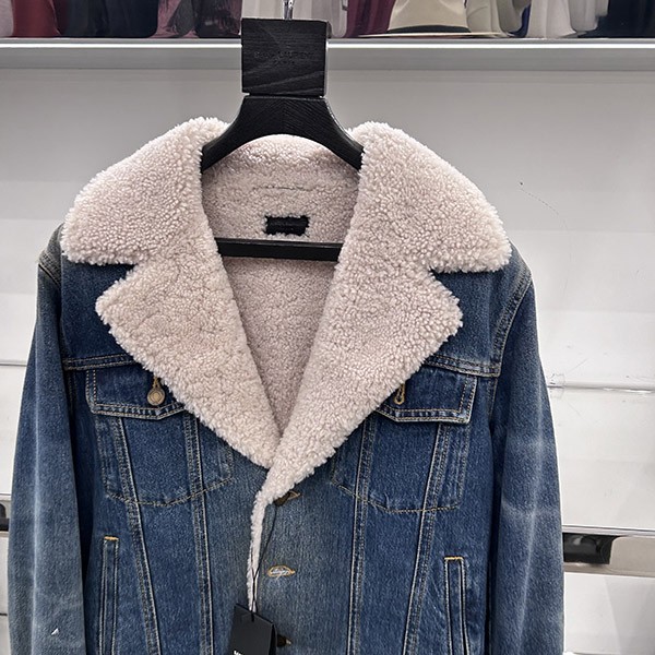 サンローラン デニムトラッカージャケット ウール ysl000154