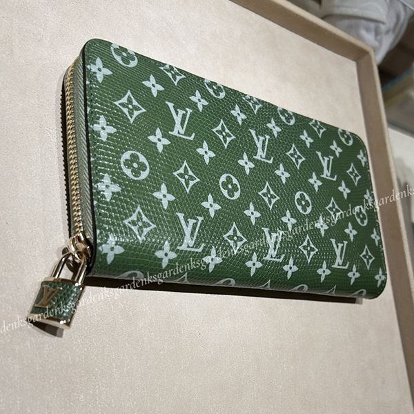 ルイヴィトン lv リザード ジッピーウォレット 偽物 南京錠付き n96955