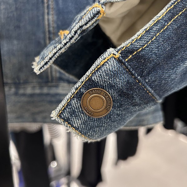サンローラン デニムトラッカージャケット ウール ysl000154