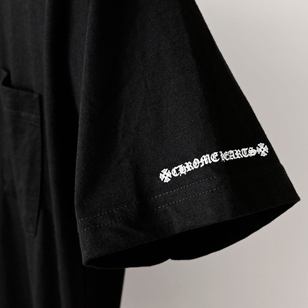 新デザインクロムハーツ ネック ロゴ 半袖 Tシャツ スーパーコピー 2412018