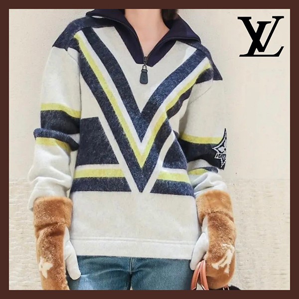 ルイヴィトン LV ストライププルオーバー スーパーコピー 1AGBZQ