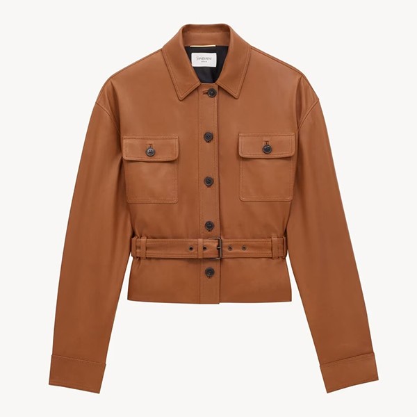 最新で絶対欲しい！サンローラン 偽物 SAHARIENNE ショート ジャケット サハリエンヌ ysl321150