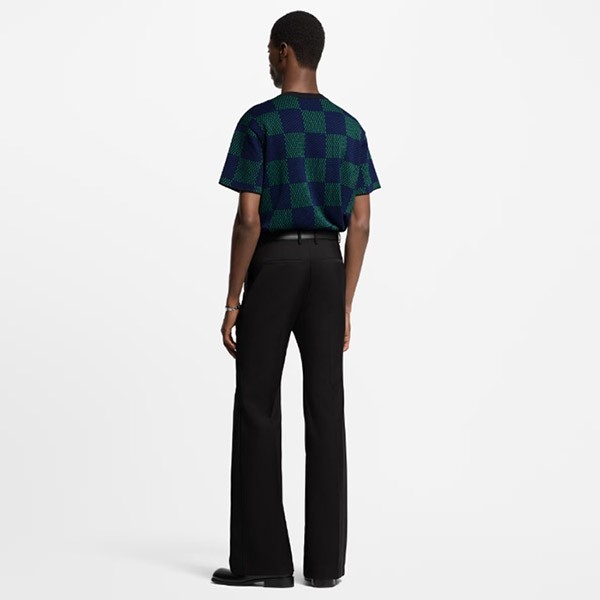 【存在感抜群☆】ルイヴィトンコピー LV ジャカード ダミエ 半袖Ｔシャツ 1AHBCV