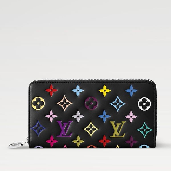 【偽物】ルイヴィトン LV × TM 村上隆 コピー ジッピー・ウォレット 長財布 M14096