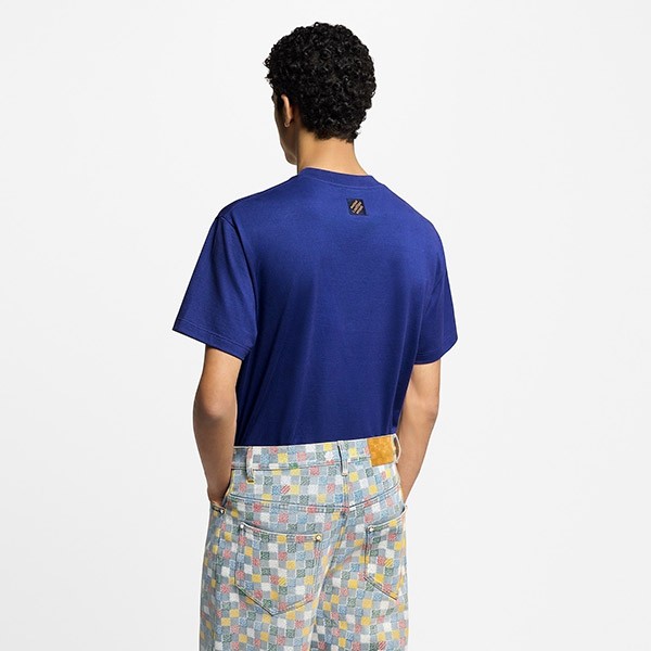 【シンプル☆】ルイヴィトン コピー エンベリッシュドコットンTシャツ 1AHCNN