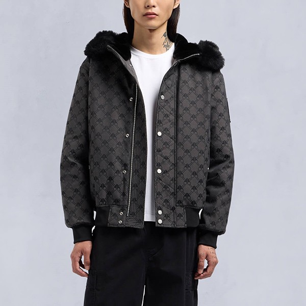 MOOSE KNUCKLES DENALI モノグラム ボンバージャケット 偽物 mk00012