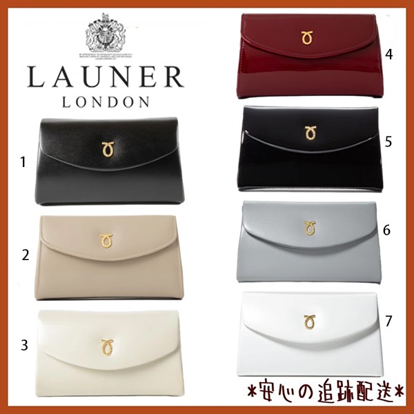 【Launer 偽物】ハイソサエティ ピュアホワイト ショルダーバッグ 7色 lu00008