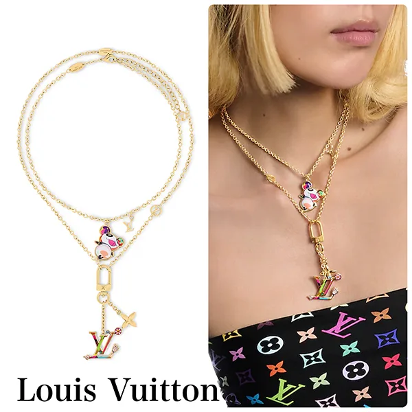 ルイヴィトン ネックレス コピー LV × TM / スーパーフラット M02499