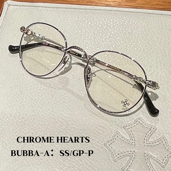 超人気☆クロムハーツ メガネ コピー BUBBA-A SS/GP-P Unisex