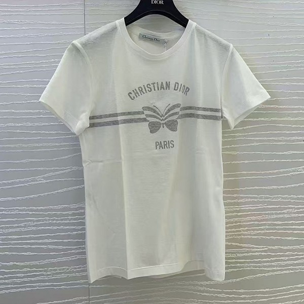 超限定ディオール コットン Tシャツ コピー ホワイト 523T39A4229_X0930