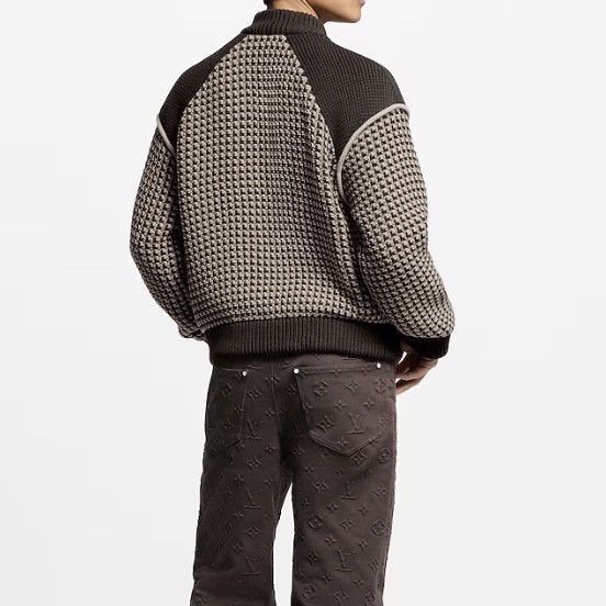 ルイヴィトン★STITCH JACQUARD ブルゾン 偽物 1AHBTM
