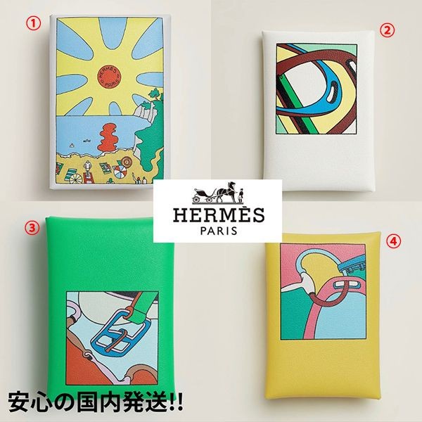エルメス カルヴィ 偽物 Duo Le Lever カードホルダー 財布 h02063