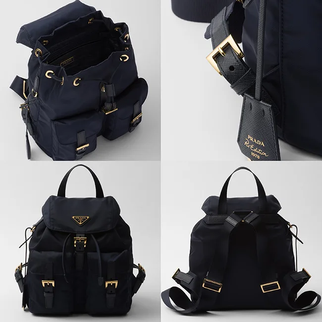 送料無料プラダ スモール Re-Nylon コピー バックパック 1BZ677