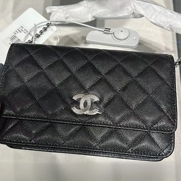 国内完売★シャネル チェーンウォレット ブラック AP4326-B18713-NM369
