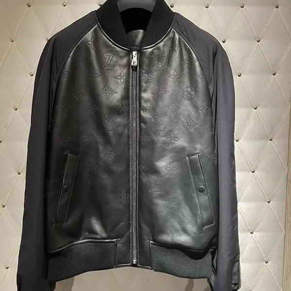入手困難品!ルイヴィトン レザーウールジャケット コピー 1AGTJO
