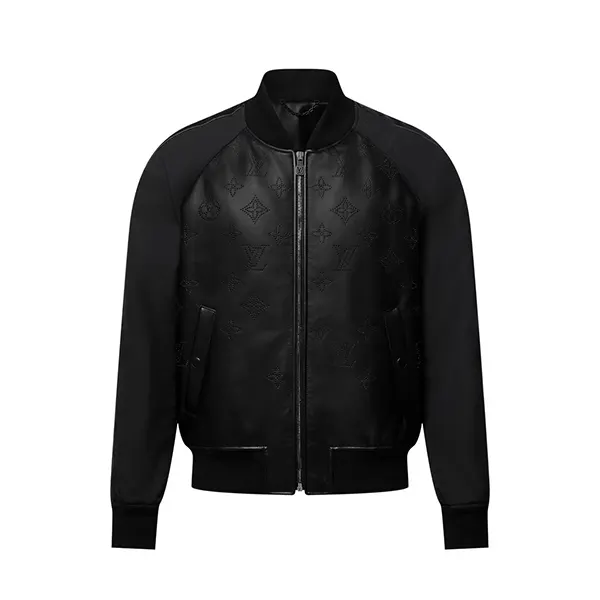 入手困難品!ルイヴィトン レザーウールジャケット コピー 1AGTJO