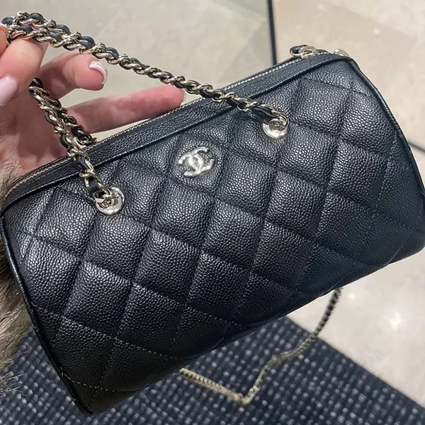 【収納力もあり♡】シャネル ミニボストンバッグ 偽物 AP4474 B10583 C3906