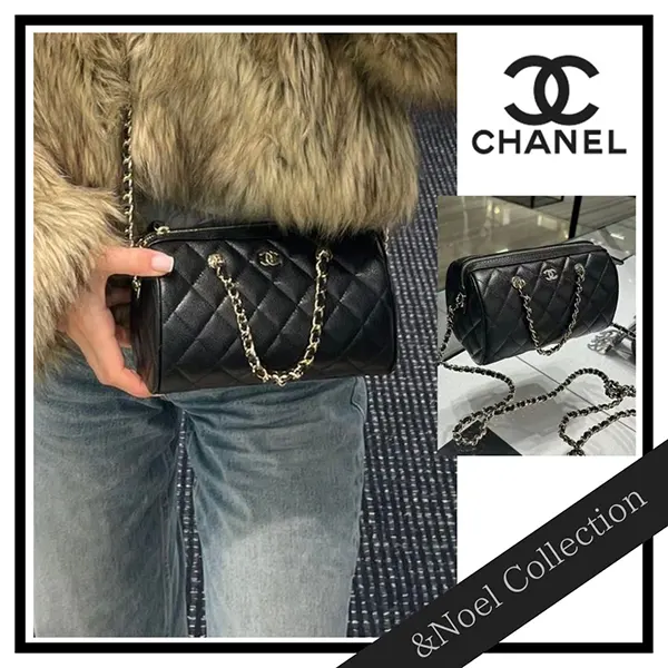 【収納力もあり♡】シャネル ミニボストンバッグ 偽物 AP4474 B10583 C3906