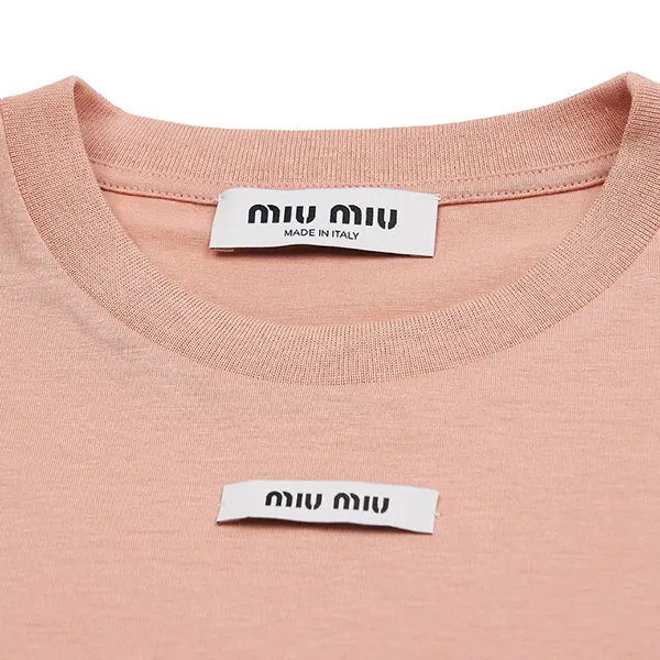 ミュウミュウ コットン Tシャツ 激安 MJL963 1YXU F0236