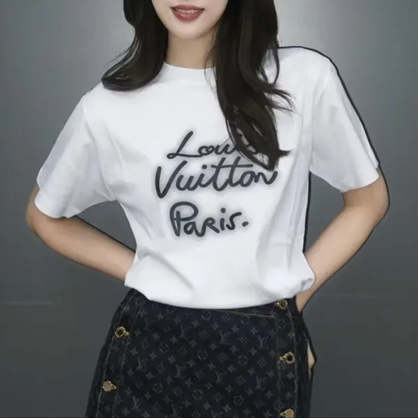 お洒落◆ルイヴィトン グローシグネチャー Tシャツ コピー 1AHK90