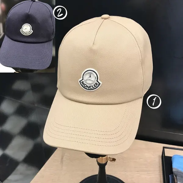 【モンクレール x Mercedes-Benz by NIGO】ロゴキャップ コピー☆2色 K14013B000080486377B