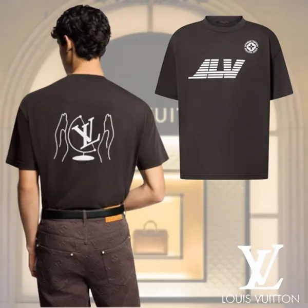 注目商品！ルイヴィトン ウォッシュド プリンテッド Tシャツ 1AHCL9