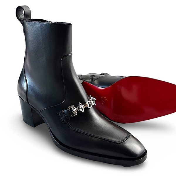 国内入手困難★クリスチャン ルブタン MAYERSWING FLAT CALF ブーツ 偽物 cl25310