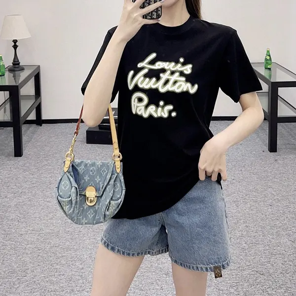 お洒落◆ルイヴィトン グローシグネチャー Tシャツ コピー 1AHK90