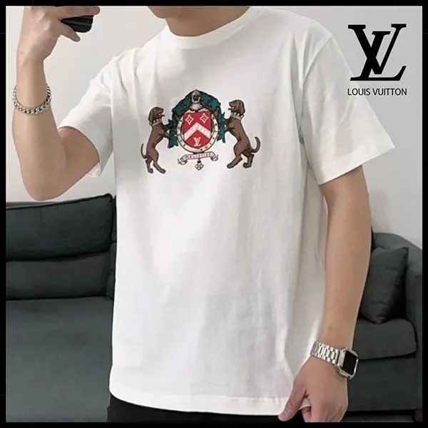 ルイヴィトン エンベリッシュド Tシャツ 1AGJZL