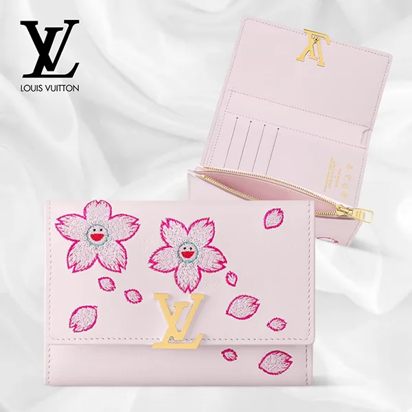 【ルイヴィトン】村上隆コラボ ポルトフォイユ カプシーヌ 財布 M13445