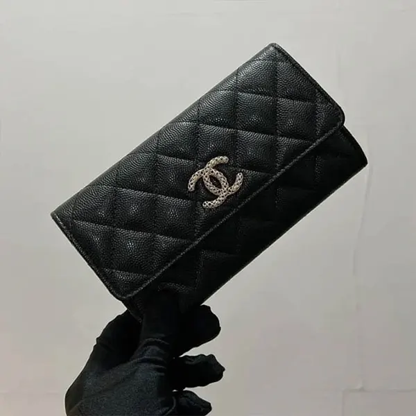 シャネル 長財布 フラップウォレット AP3976 B16267 10601