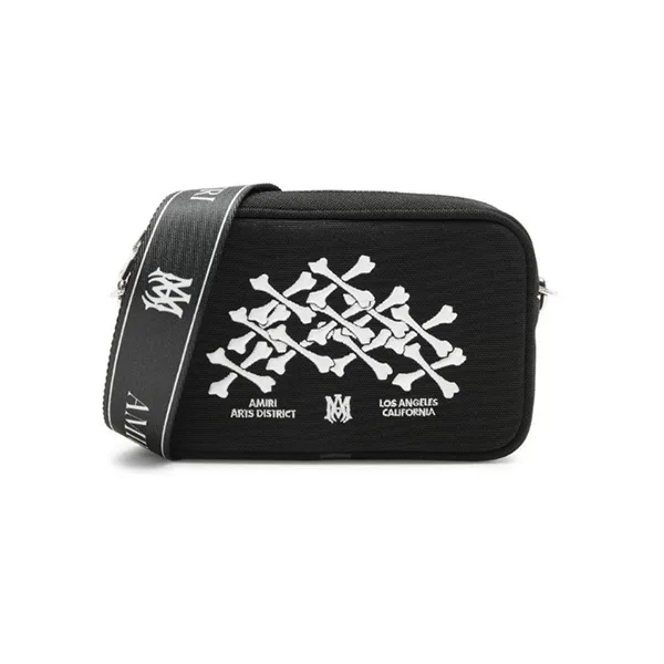 アミリ コピー Bones Stacked コットン ショルダーバッグ ami665215
