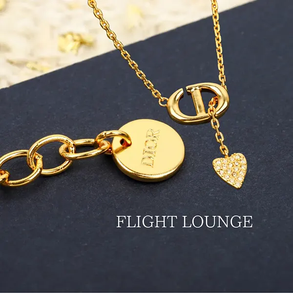 超希少！ディオール  CD Navy ネックレス クリスタル N3118WOMCY_D12P