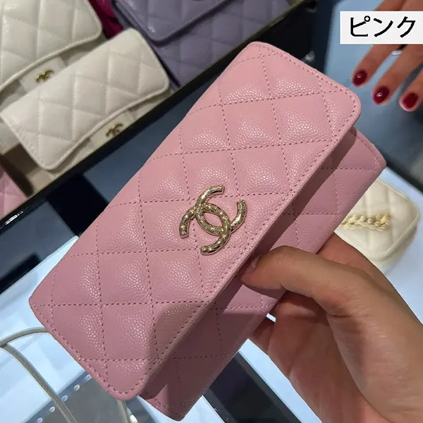 シャネル 長財布 フラップウォレット AP3976 B16267 10601