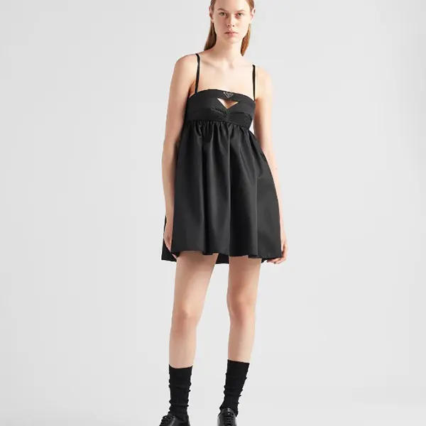 日本人気◆[N級]プラダ Re-Nylon mini-dress シースミニドレス 230702_1WQ8
