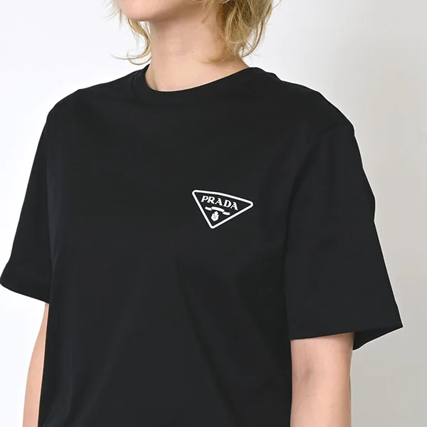 プラダ 三角 ロゴ 半袖 Tシャツ スーパーコピー UJN656