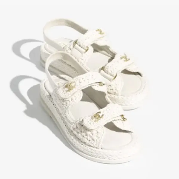 [N級品]速達発送【25P限定】編み込み感がオシャレ★シャネル コピー★ダッドサンダル★25052413