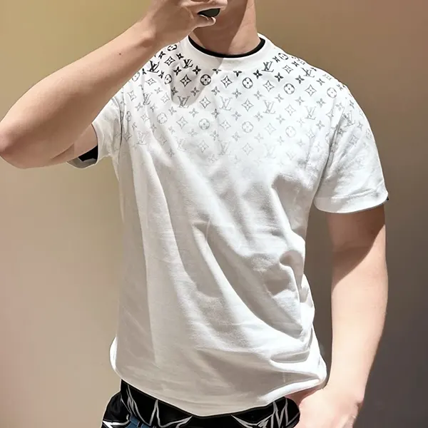 ルイヴィトン スーパーコピー コットン Tシャツ 1AFBB2