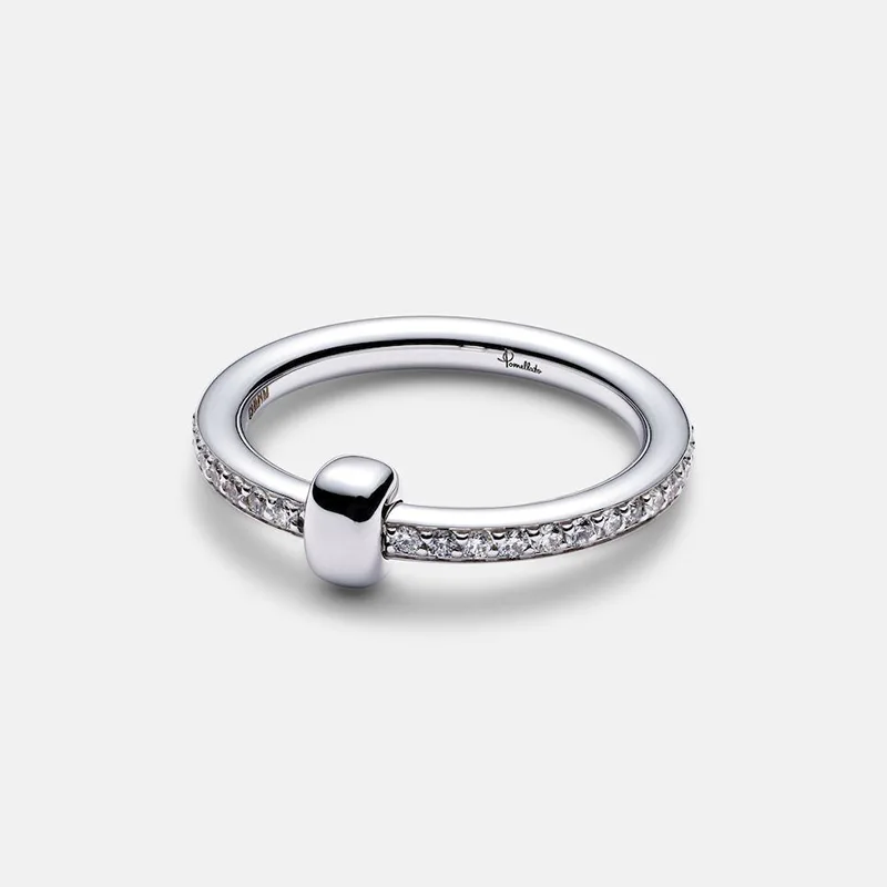 ポメラート トゥゲザー 18K ダイヤモンド付きリング N級品 po0610