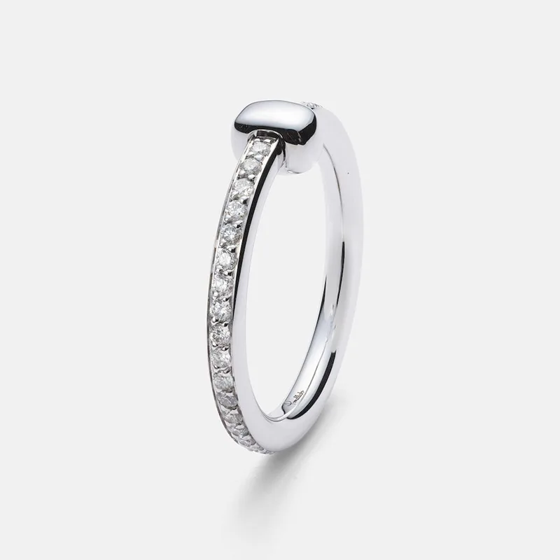 ポメラート トゥゲザー 18K ダイヤモンド付きリング N級品 po0610