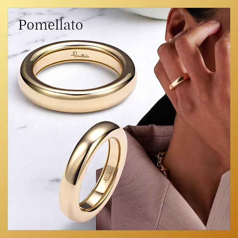 Pomellato N級品 華奢×上品♪ Iconica Extra Slim 18K リング po0614