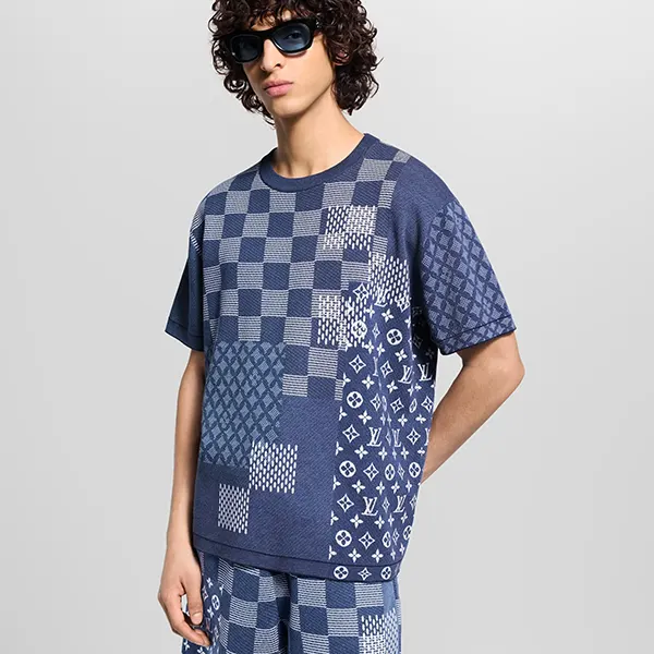 【偽物】ルイヴィトン ダミエTシャツ 偽物 ユニセックス 1AIMBU