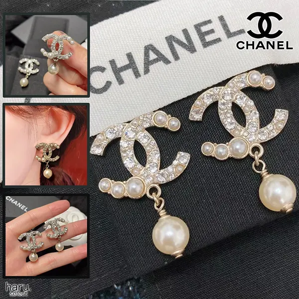 シャネル CCロゴ パールピアス コピー 揺れアクセ AB5737 B04938 NB264